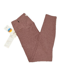 VUORI CLEAN ELEVATION LEGGING 25” HAZELNUT HEATHER SZ SMALL